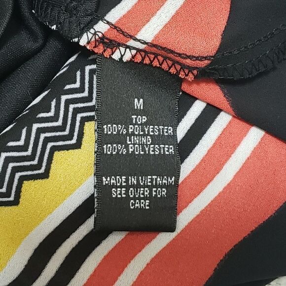 IZ Byer Bandana Style Multiprint Multicolor Top Size M - Picture 9 of 10